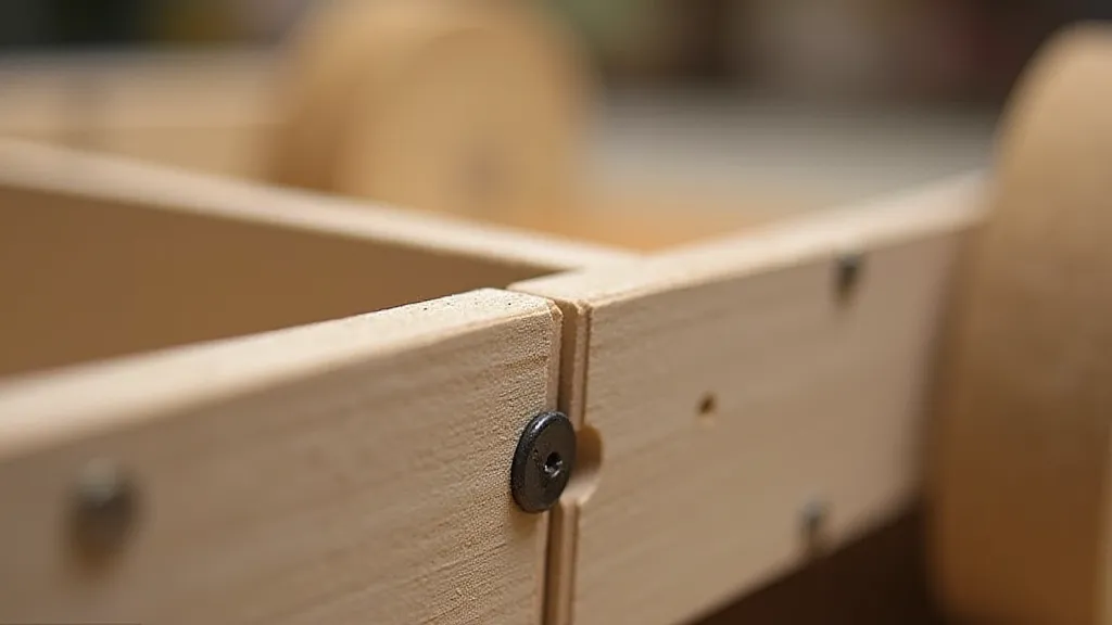 Reinforced corner joint on soap box car frame
