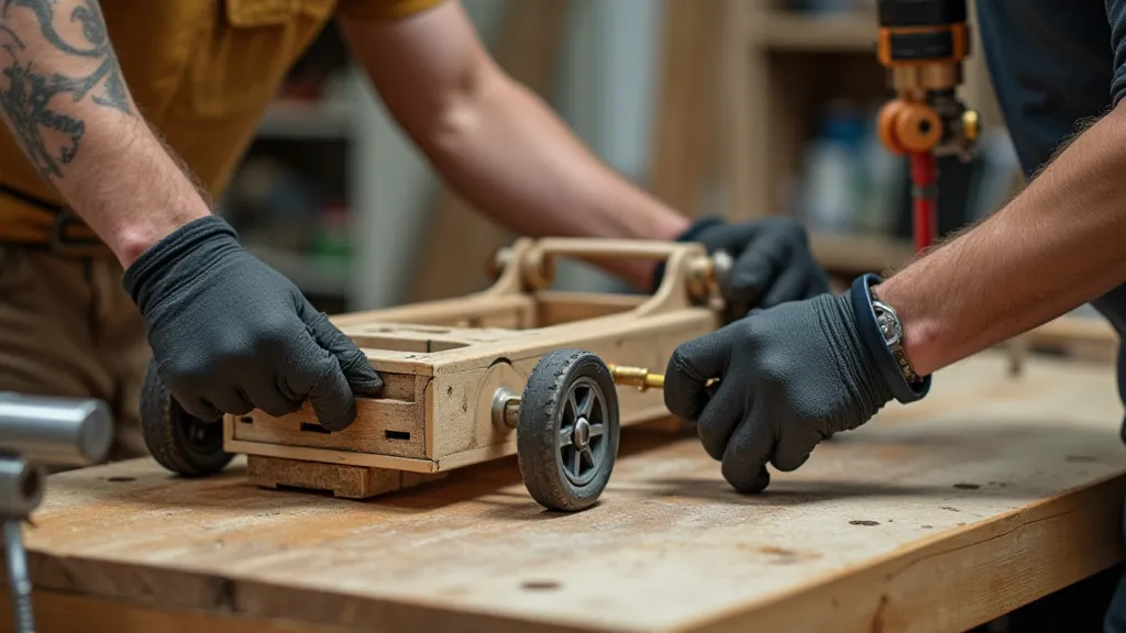 Soap box car frame assembly