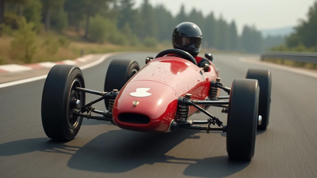 Soap box car with pivot steering