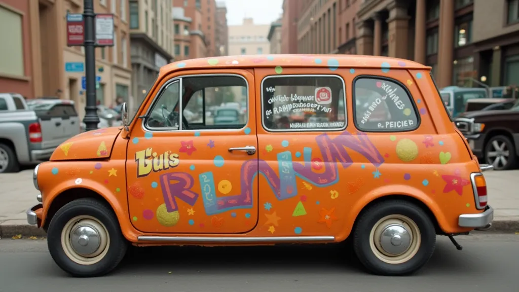 Soap Box Car with Lettering