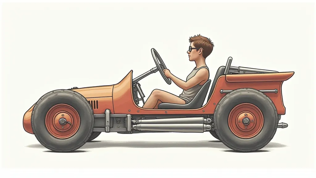 Soap box car steering system diagram