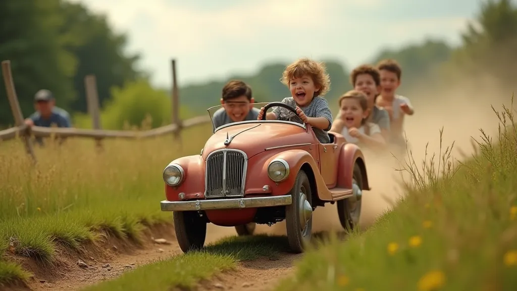 Vintage Soap Box Car Race