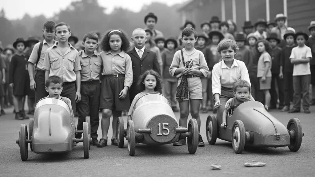 Vintage soap box car photograph