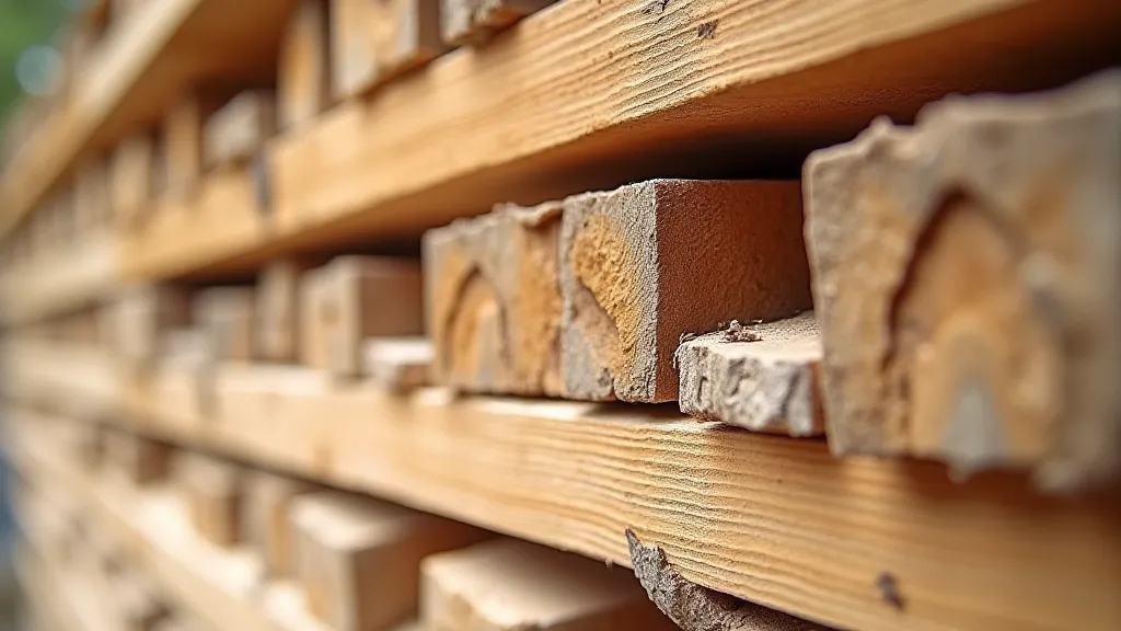 White pine lumber for car building